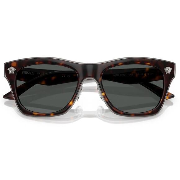 VE003. Versace Unisex Round Sunglasses, VE2272 - Havana main image 6